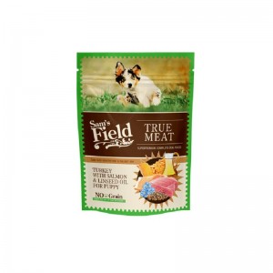 Sams Field dog Pouch Turkey with Salmon & Linseed oil for Puppy 6 x 260g