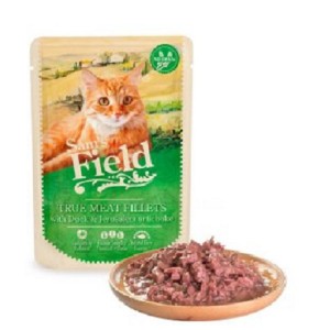 Sams Field Cat Pouch Duck Fillets & Jerusalem Artichoke 24 x 85g